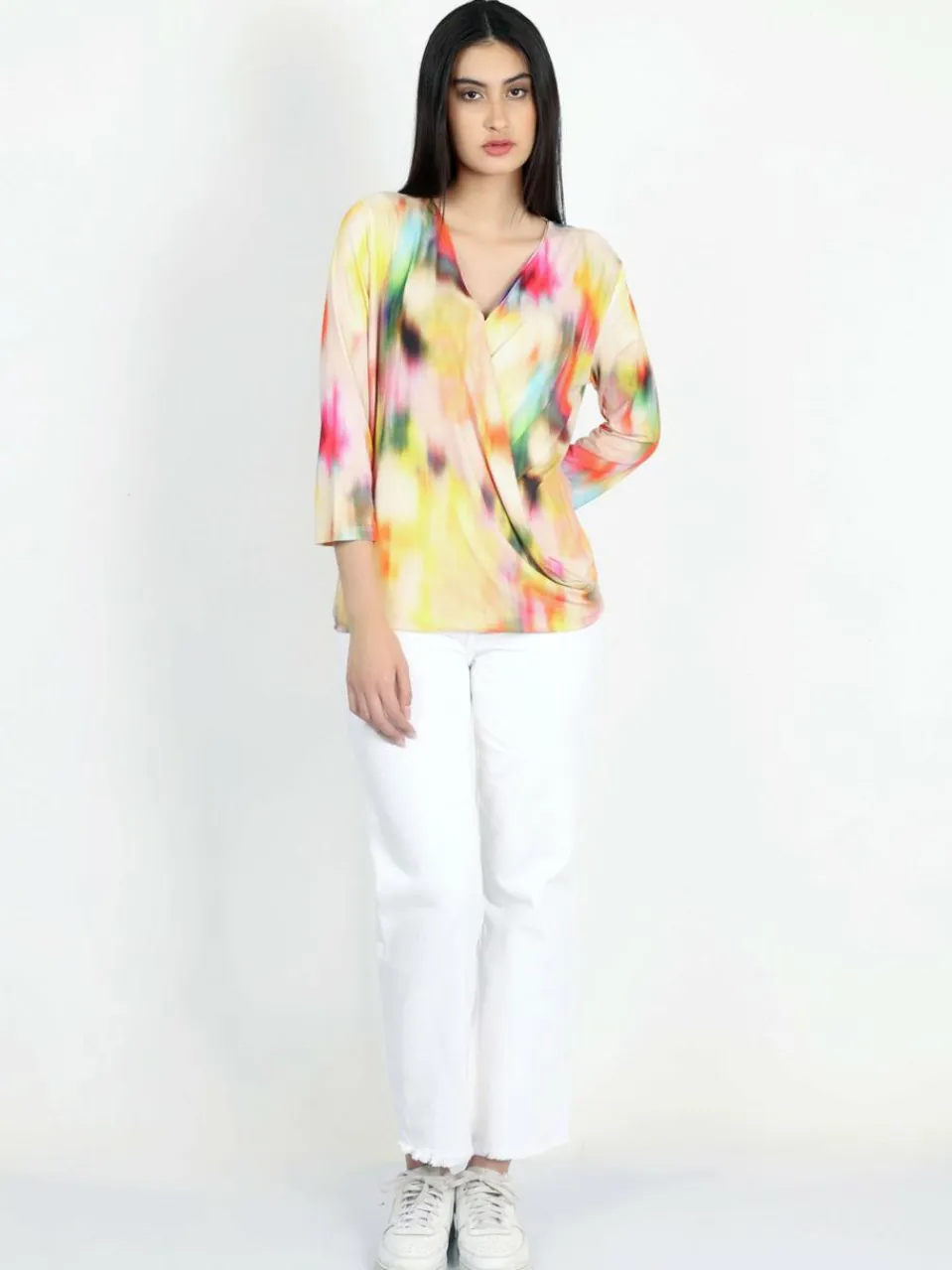 Vicci Germany Shirts & Tops<Damen Shirt mehrfarbig bedruckt