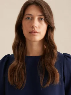 Seidensticker Blusen<Damen Shirtbluse - Uni blau uni