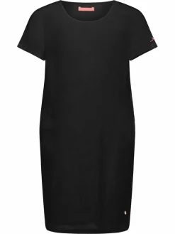 Frieda & Freddies Kleider<Damen Shirtkleid schwarz uni
