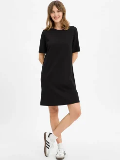 ARMEDANGELS Kleider<Damen Shirtkleid - MAARiliana schwarz uni