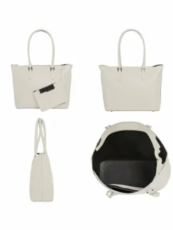 Cluty Taschen & Rucksäcke<Damen Shopper weiß uni