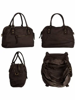 Samantha Look Taschen & Rucksäcke<Damen Shopper braun uni