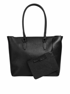 Cluty Taschen & Rucksäcke<Damen Shopper schwarz uni