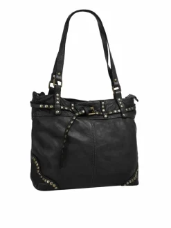 Samantha Look Taschen & Rucksäcke<Damen Shopper schwarz uni