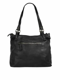 Samantha Look Taschen & Rucksäcke<Damen Shopper schwarz uni