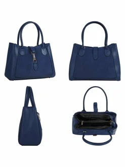 Samantha Look Taschen & Rucksäcke<Damen Shopper blau uni
