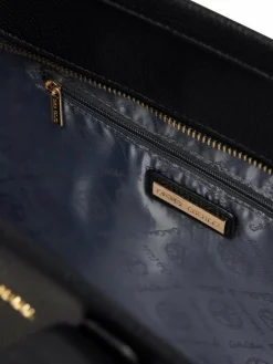 Carlo Colucci Taschen & Rucksäcke<Damen Shopper - Emanuelli schwarz gemustert