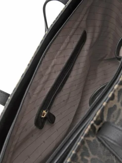 L.Credi Taschen & Rucksäcke<Damen Shopper - Phaedra braun schwarz gemustert