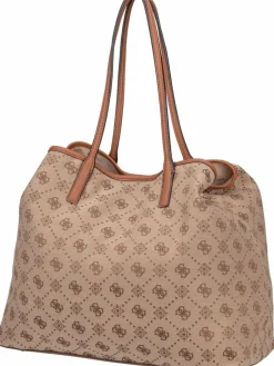 GUESS Taschen & Rucksäcke<Damen Shopper - Neda Large 2 in 1 TO 54240 Logo braun uni