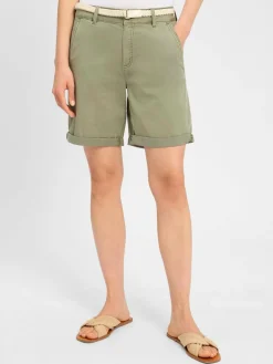 s.Oliver Hosen<Damen Shorts khaki uni