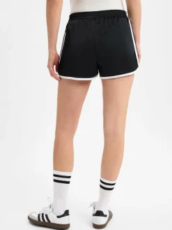 adidas Originals Hosen<Damen Shorts - 3S Sprinter schwarz weiß uni
