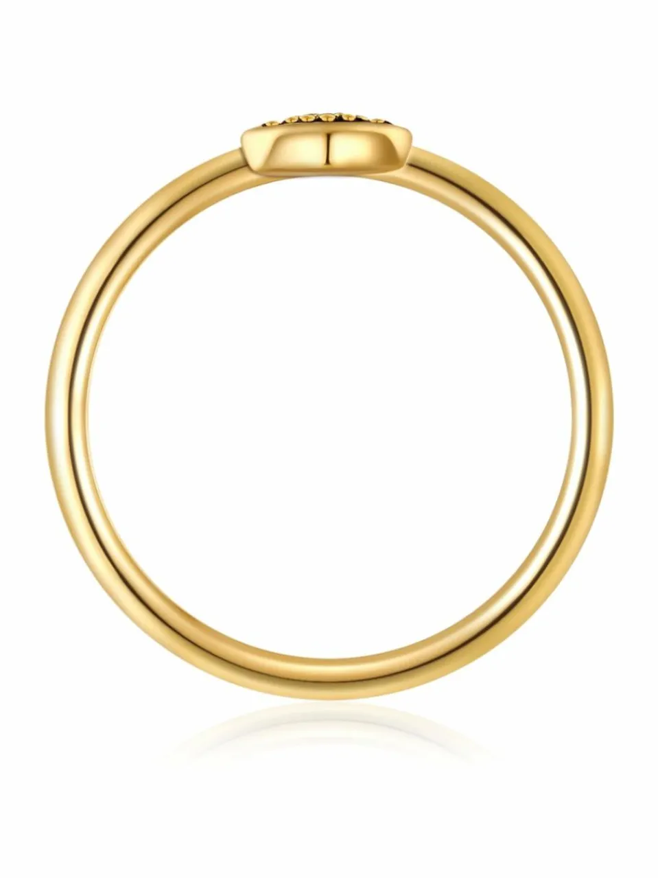 Glanzstücke München Schmuck<Damen Silberring - Herz gold uni