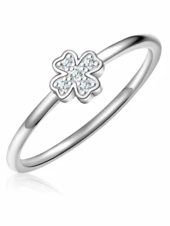 Damen Glanzstücke München Schmuck>Damen Silberring - Kleeblatt