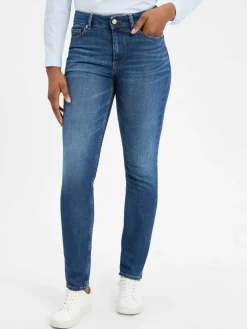 Tommy Hilfiger Jeans<Damen Slim Fit Jeans medium stone uni