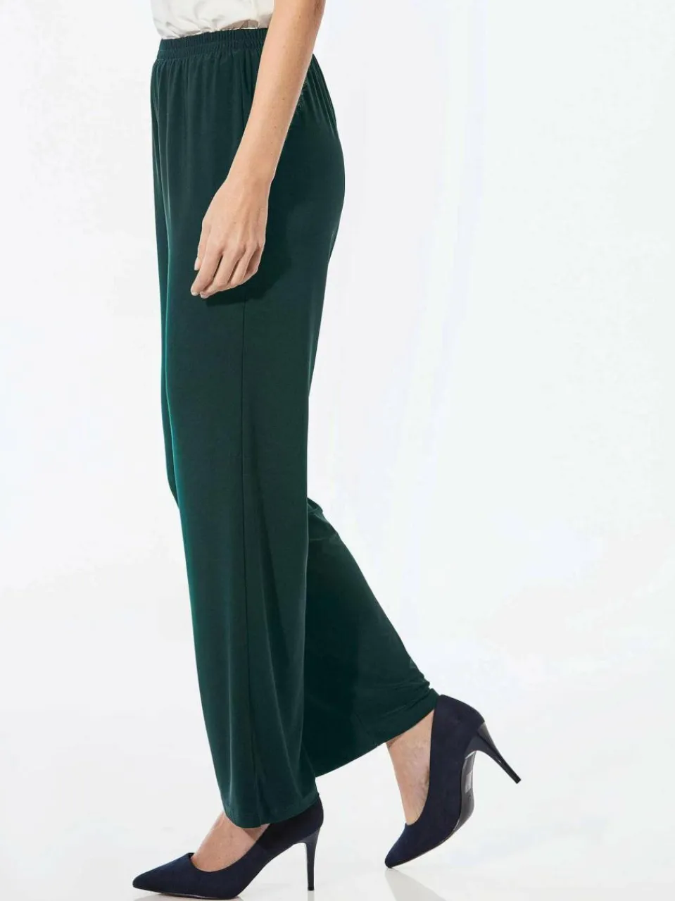 Damen Goldner Hosen>Damen Slinky-Hose - Bequeme Slinky-Hose mit Schlupfbund