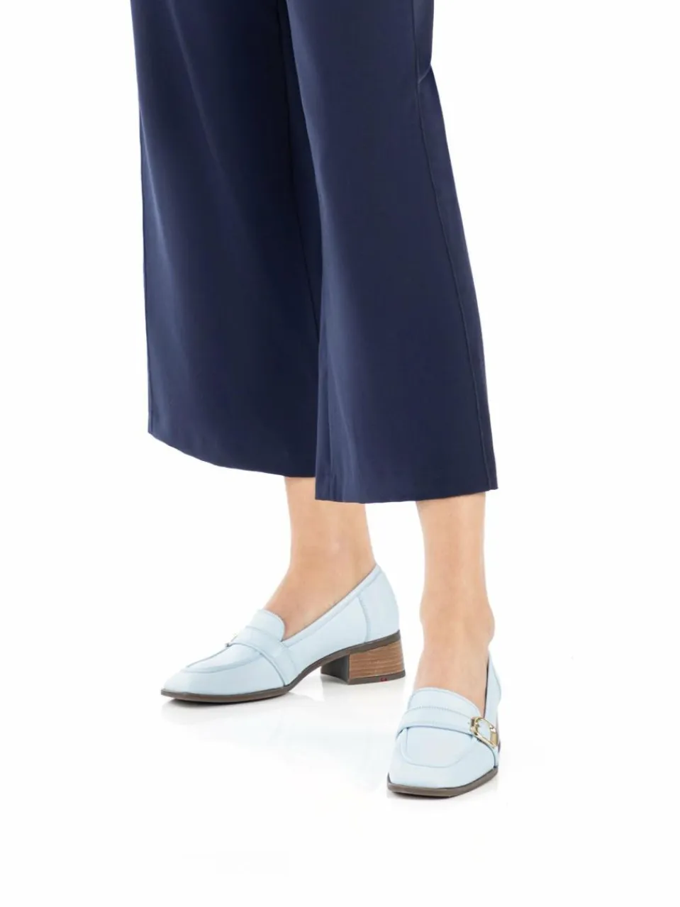 Lloyd Slipper<Damen Slipper blau uni