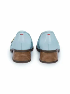 Lloyd Slipper<Damen Slipper blau uni