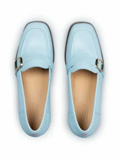 Lloyd Slipper<Damen Slipper blau uni