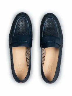 Lloyd Ballerinas<Damen Slipper blau uni