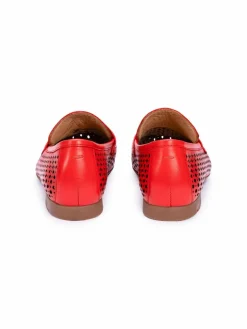 Lloyd Ballerinas<Damen Slipper rot uni