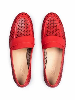 Lloyd Ballerinas<Damen Slipper rot uni