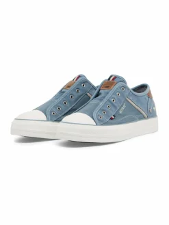 Mustang Sneaker<Damen Sneaker blau uni