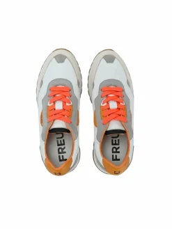 FREUDE Sneaker<Damen Sneaker - AGATA weiß orange uni