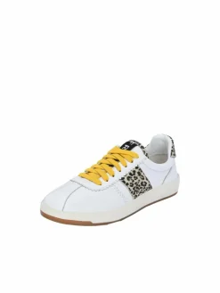 FREUDE Sneaker<Damen Sneaker - ARIELLE weiß braun uni