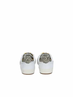 FREUDE Sneaker<Damen Sneaker - ARIELLE weiß braun uni