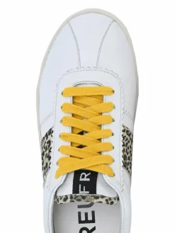 FREUDE Sneaker<Damen Sneaker - ARIELLE weiß braun uni