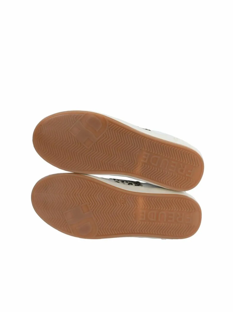 FREUDE Sneaker<Damen Sneaker - ARIELLE weiß braun uni