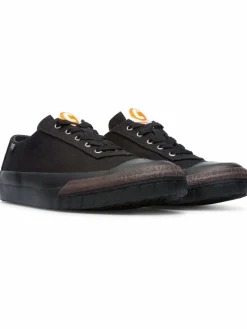 Camper Schnürschuhe<Damen Sneaker - Camaleon 1975 schwarz uni