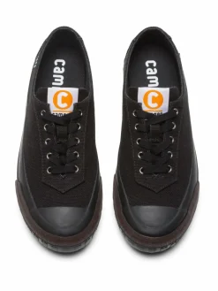 Camper Schnürschuhe<Damen Sneaker - Camaleon 1975 schwarz uni