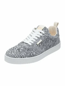 N91 Sneaker<Damen Sneaker – Court W AA schwarz gemustert