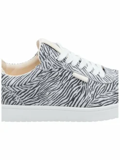N91 Sneaker<Damen Sneaker – Court W AA schwarz gemustert