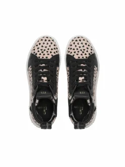 Crickit Sneaker<Damen Sneaker - NIMA schwarz bedruckt