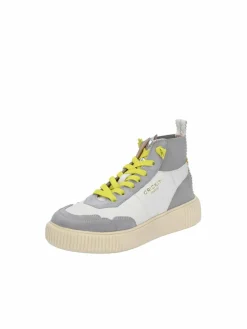 Crickit Sneaker<Damen Sneaker - OLISA weiß hellgrau bedruckt
