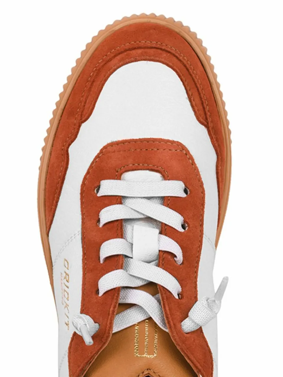 Crickit Sneaker<Damen Sneaker - PARIA weiß braun uni