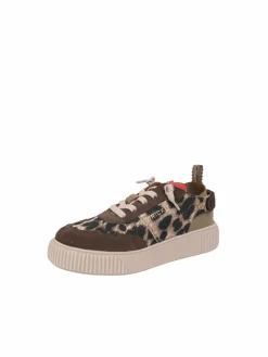 Crickit Sneaker<Damen Sneaker - PARIA braun bedruckt