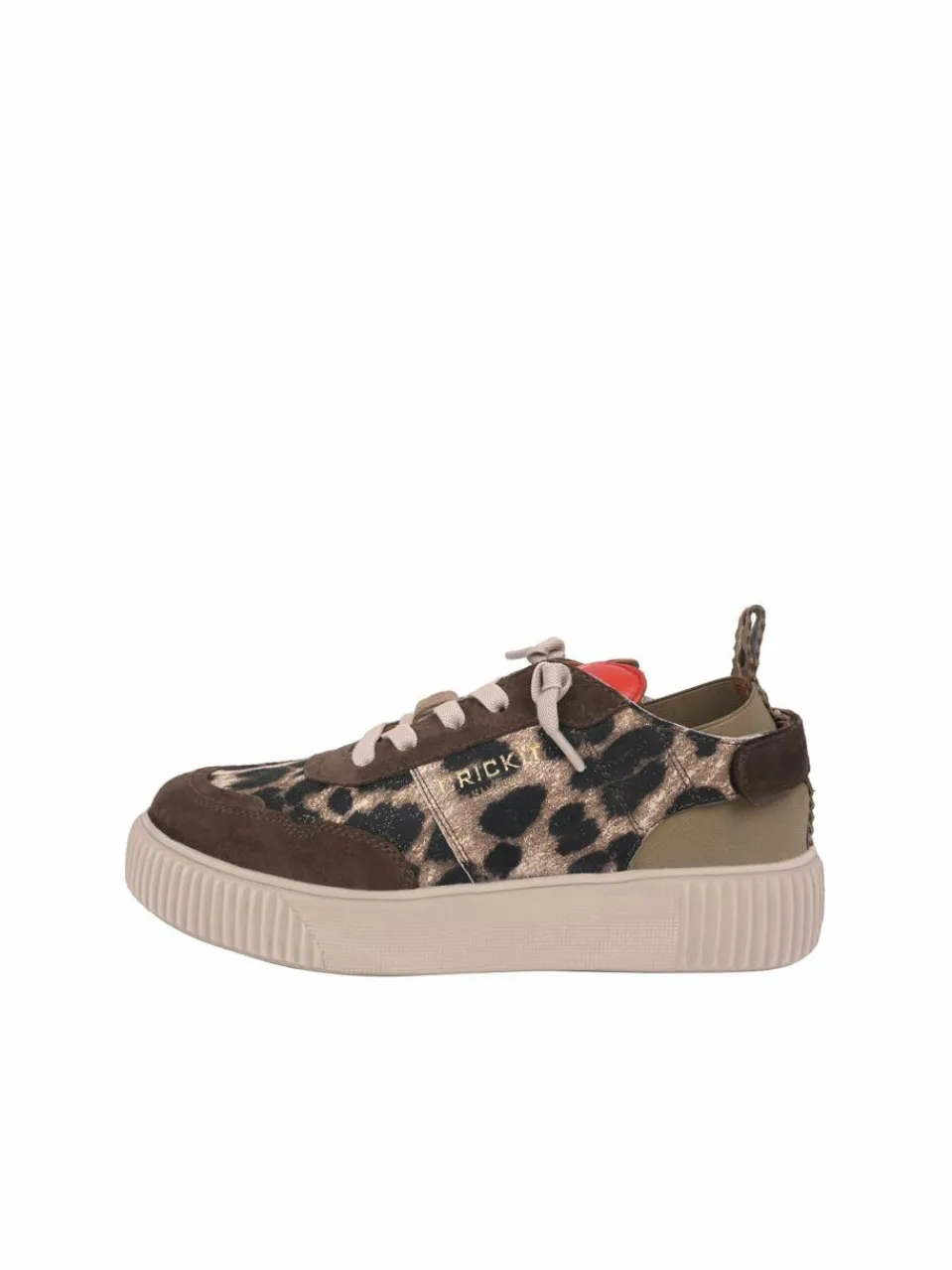 Crickit Sneaker<Damen Sneaker - PARIA braun bedruckt