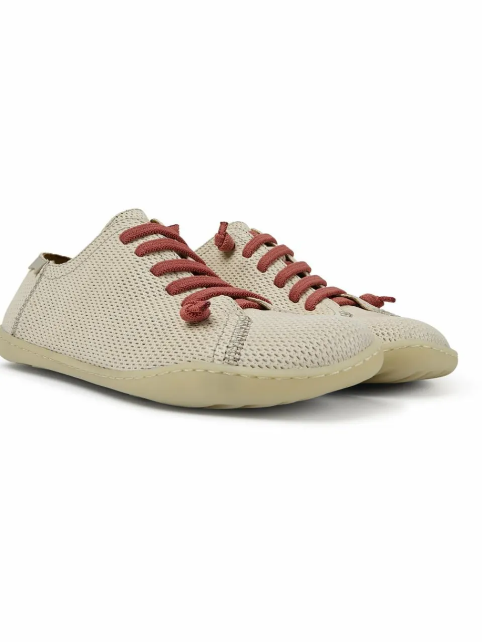 Camper Schnürschuhe<Damen Sneaker - Peu Cami weiß uni