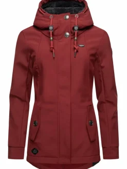 Ragwear Jacken & Westen<Damen Softshelljacke - Monadde Softshell rot uni