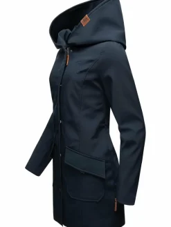 Marikoo Jacken & Westen<Damen Softshellmantel - Mayleen blau uni