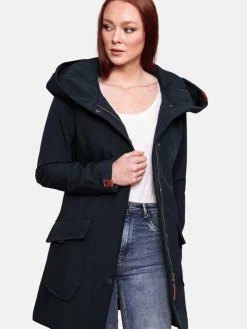 Marikoo Jacken & Westen<Damen Softshellmantel - Mayleen blau uni