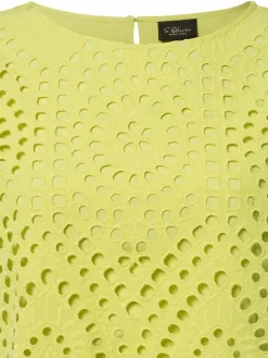 s.Oliver BLACK LABEL Blusen<Damen Sommerbluse kiwi strukturiert