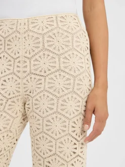 s.Oliver BLACK LABEL Hosen<Damen Sommerhose beige uni