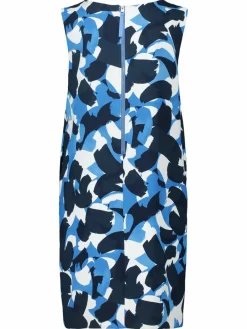 Betty & Co Kleider<Damen Sommerkleid blau gemustert