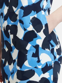 Betty & Co Kleider<Damen Sommerkleid blau gemustert