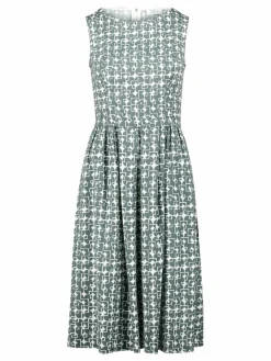 Vera Mont Kleider<Damen Sommerkleid grün gemustert