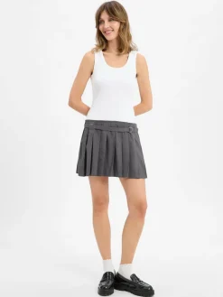 HUGO BLUE Kleider<Damen Sommerkleid - Norila weiß grau uni